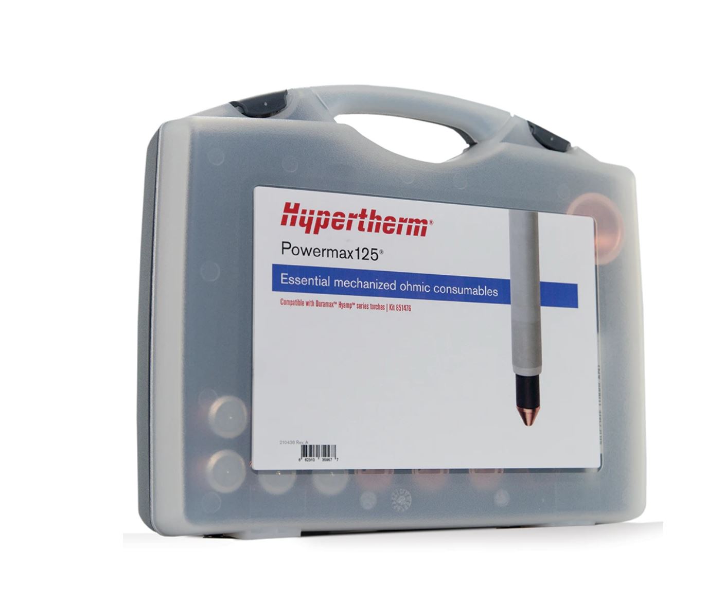 Hypertherm 851476 Hypertherm Powermax125 OHMIC Mechanized Essential Consumable Kit 851476